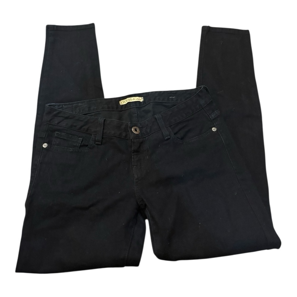 Guess Women's Black Skinny Jeans Size 28